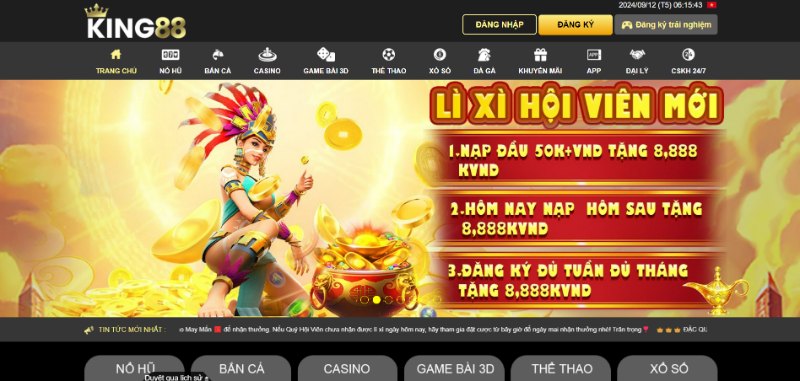 KING88 nhà cái an ninh tốt bậc nhất
